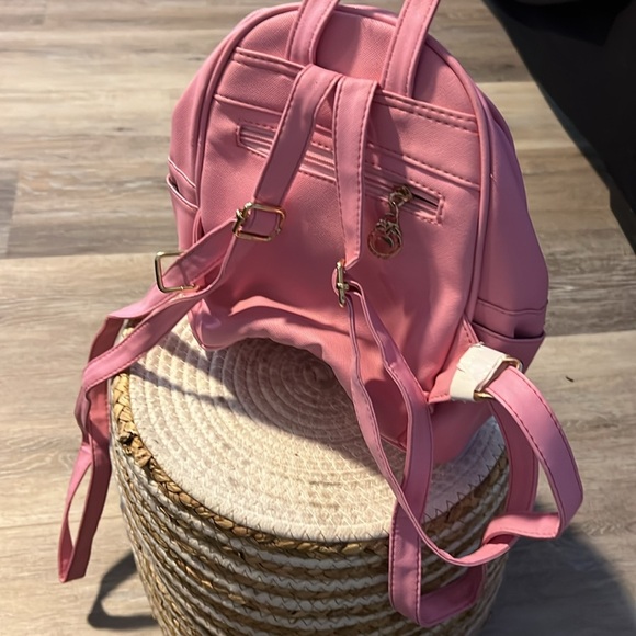 Pink mini backpack - Picture 4 of 5